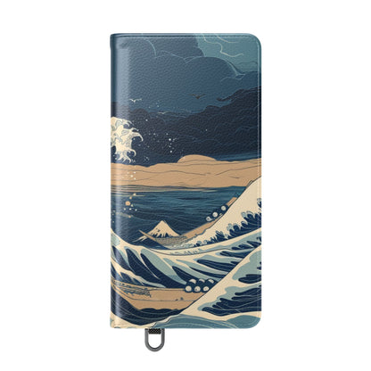Cresting Navy Wave - Samsung S25 Ultra Case - Lompakko