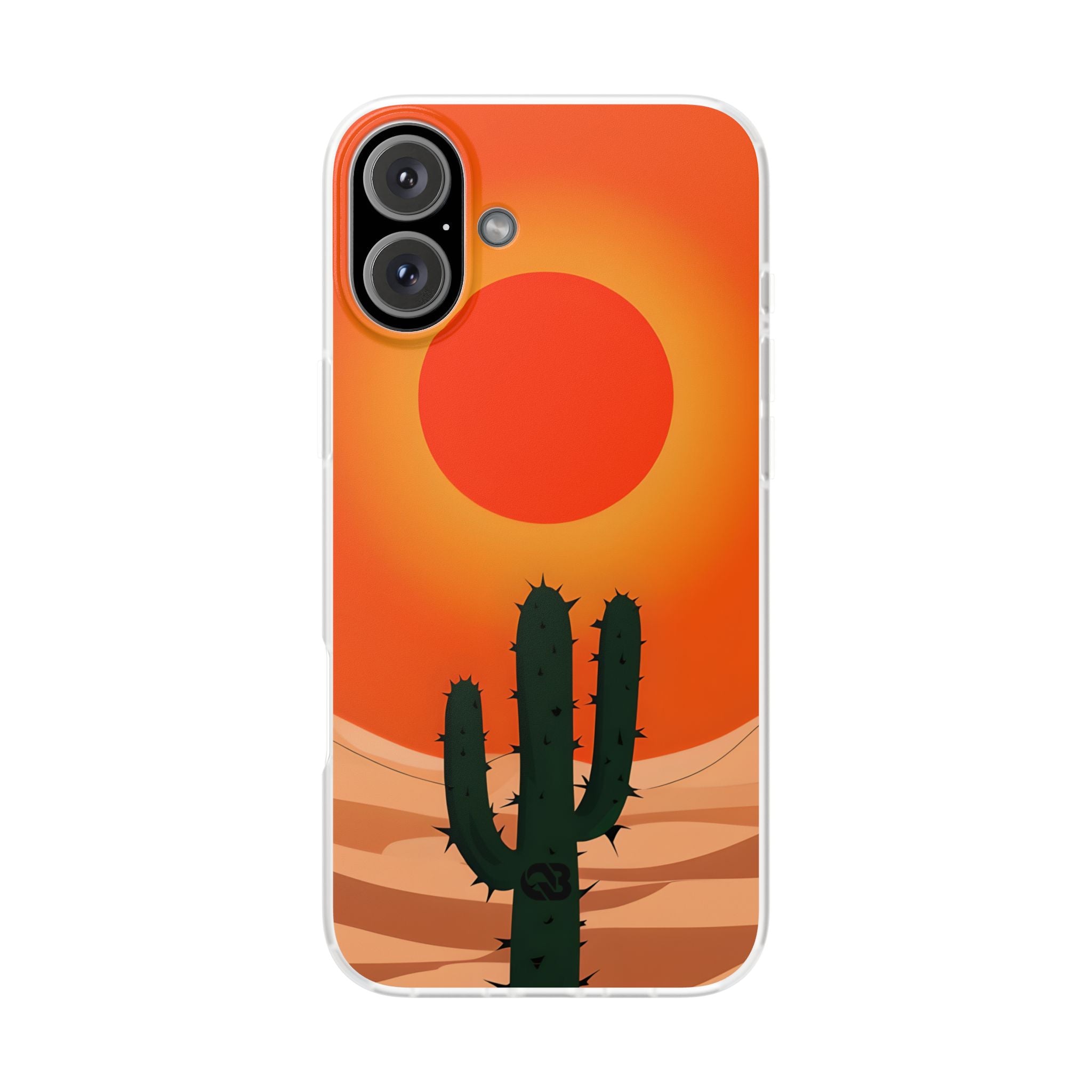 Scorched Saguaro Sunset · Soft Phone Case for iPhone
