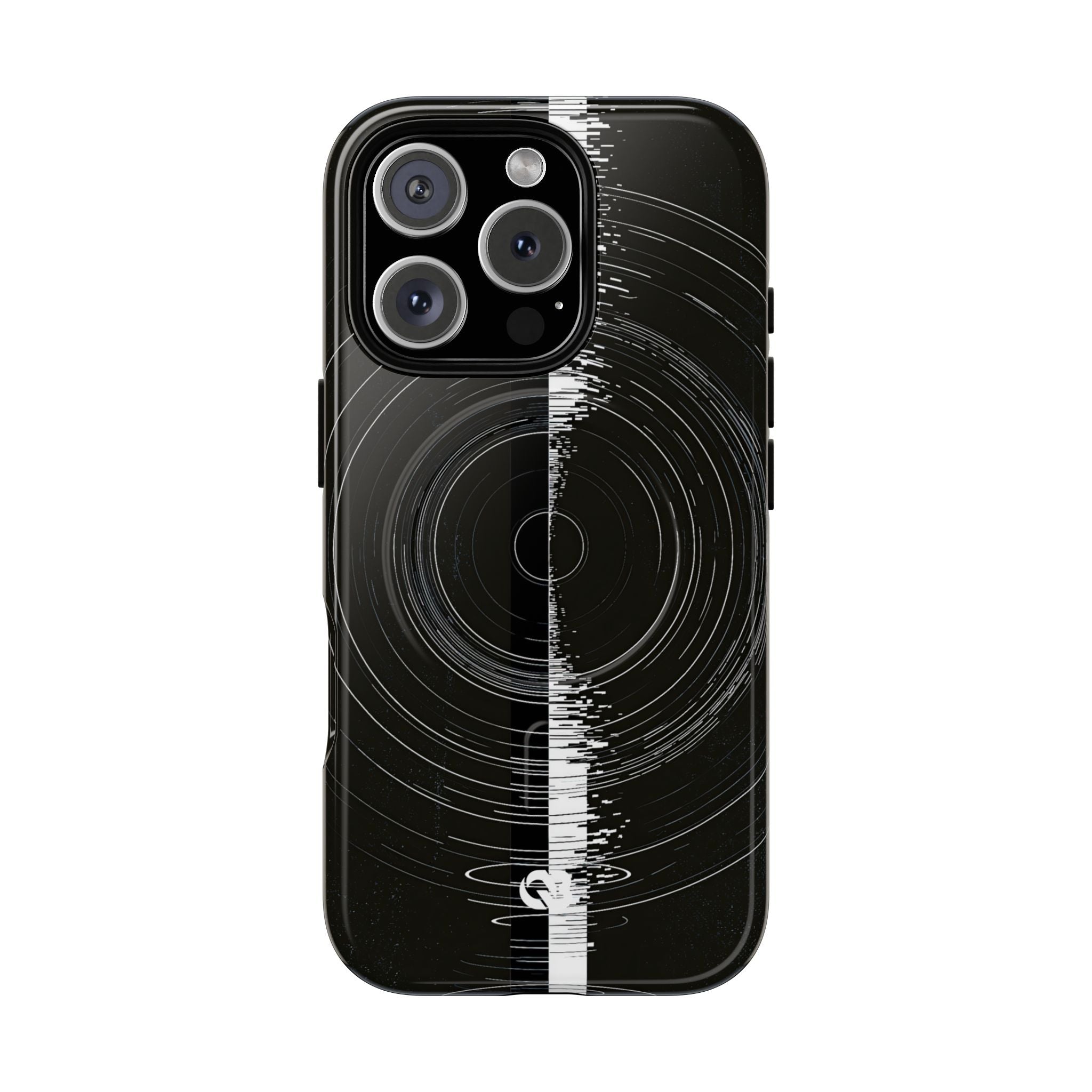 Black Tough 2.0 Magsafe Phone Case for iPhone - Obsidian Orbital Signal