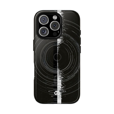 Black Tough 2.0 Magsafe Phone Case for iPhone - Obsidian Orbital Signal