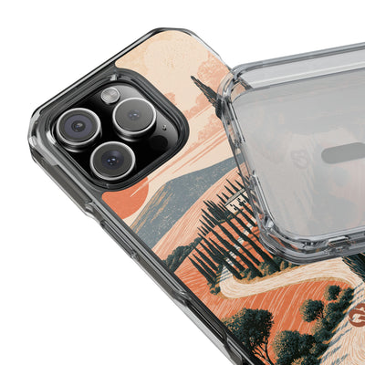 Orange Impact MagSafe Phone Case for iPhone - Terracotta Ridge Trail