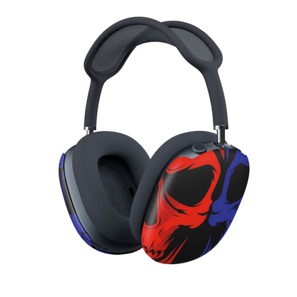 Dual Skulls RedBlue - AirPod Max Cover