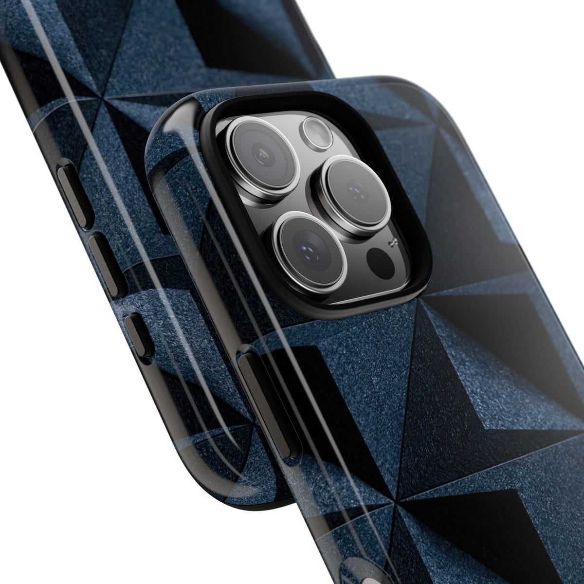 Faceted Slate · Tough Phone Case for iPhone · Blue