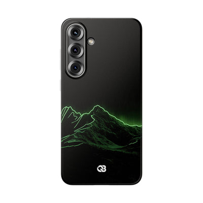 Nordic Mountain Contour · Lite Phone Case for Samsung · Black