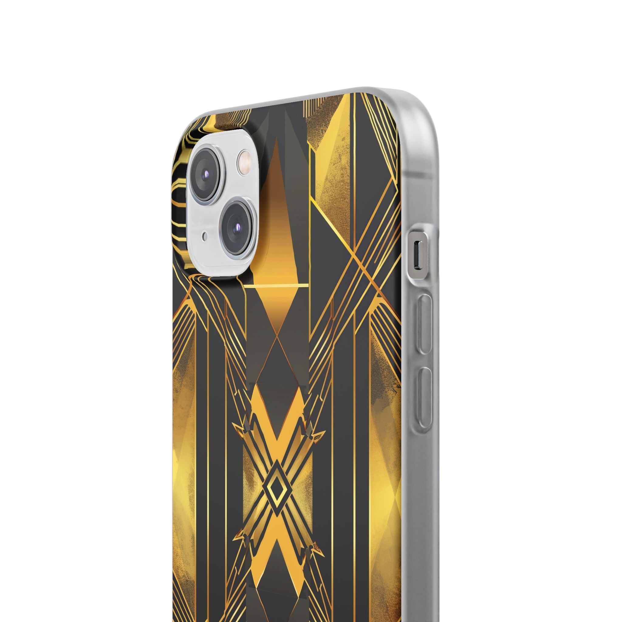 Golden Diamond Radiance iPhone 14 Plus Case - Soft