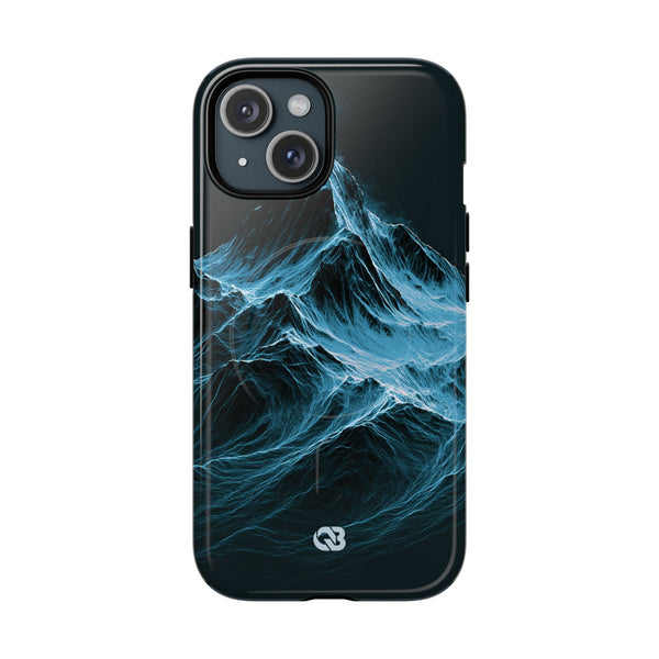 Nordic Frost Peak · Tough 2.0 Magnetic Phone Case for iPhone · Blue