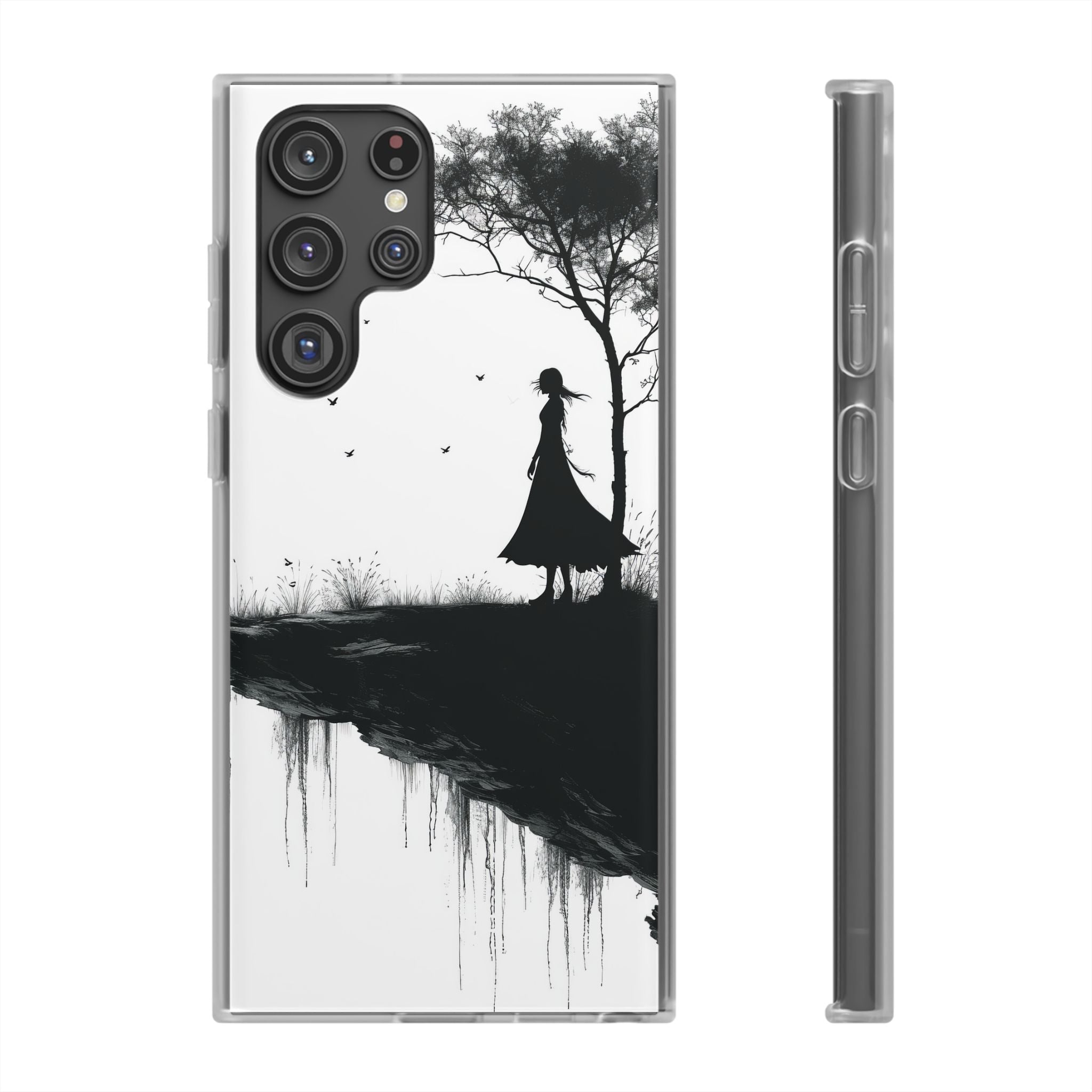 Cliffside Silhouette Samsung S22 Ultra Case - Soft