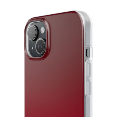 Red Lite Phone Case for iPhone - Crimson Velvet Fade