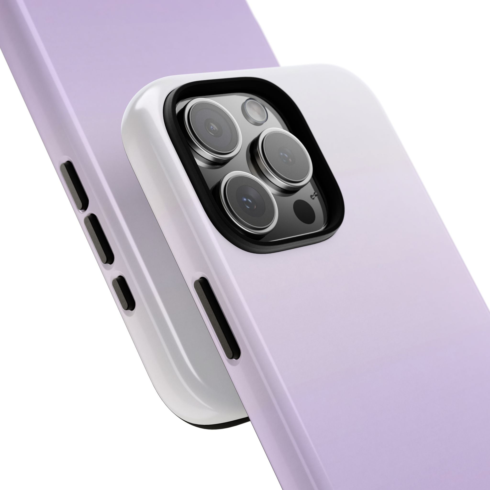 Purple Tough Phone Case for iPhone - Frosted Lavender Fade