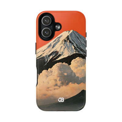 Sacred Peak Fuji · Tough 2.0 Magnetic Phone Case for iPhone · Orange