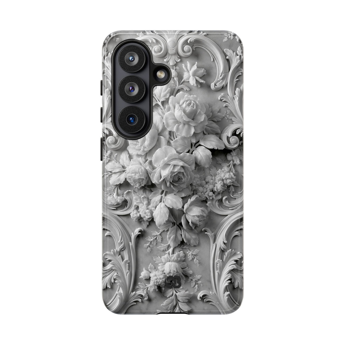 Rococo Marble Rose · Tough Phone Case for Samsung · White