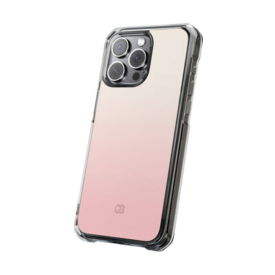 Pink Impact MagSafe Phone Case for iPhone - Frosted Blush Horizon