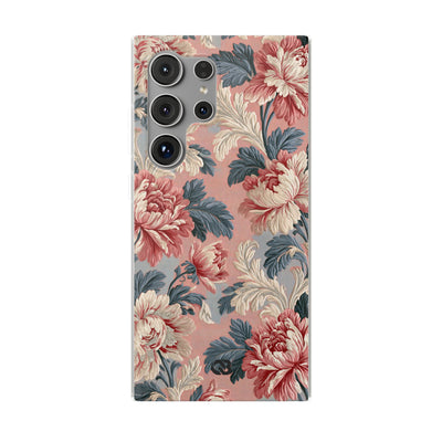 Blush Peony Jacquard · Lite Phone Case for Samsung · Pink