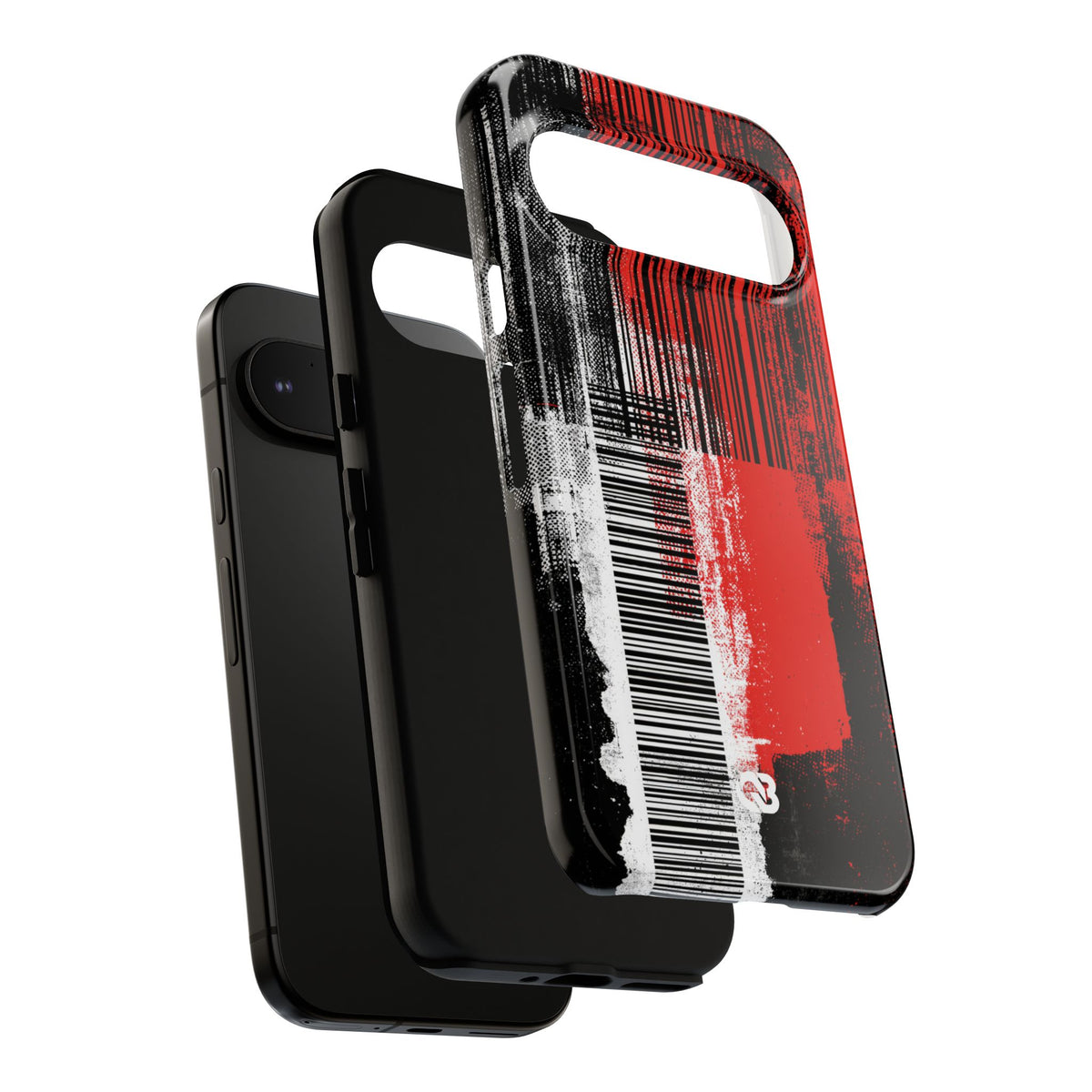 Distorted Barcode · Tough Phone Case for Pixel ·  Black