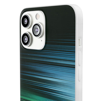 Digital Shoreline Drift · Lite Phone Case for iPhone ·  Teal