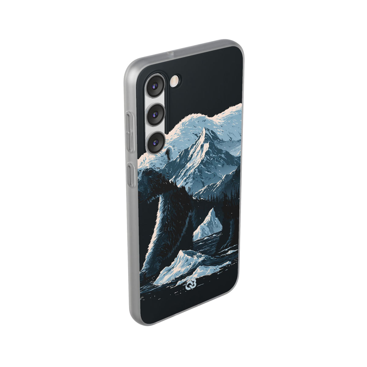 Nordic Arctic Bear · Lite Phone Case for Samsung · Black