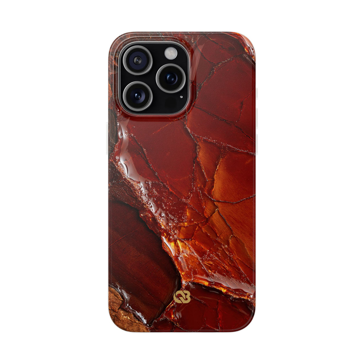 Amber Embrace · Lite Phone Case for iPhone ·  Brown