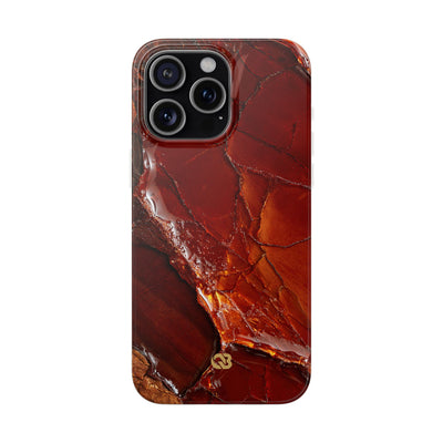 Amber Embrace · Lite Phone Case for iPhone ·  Brown