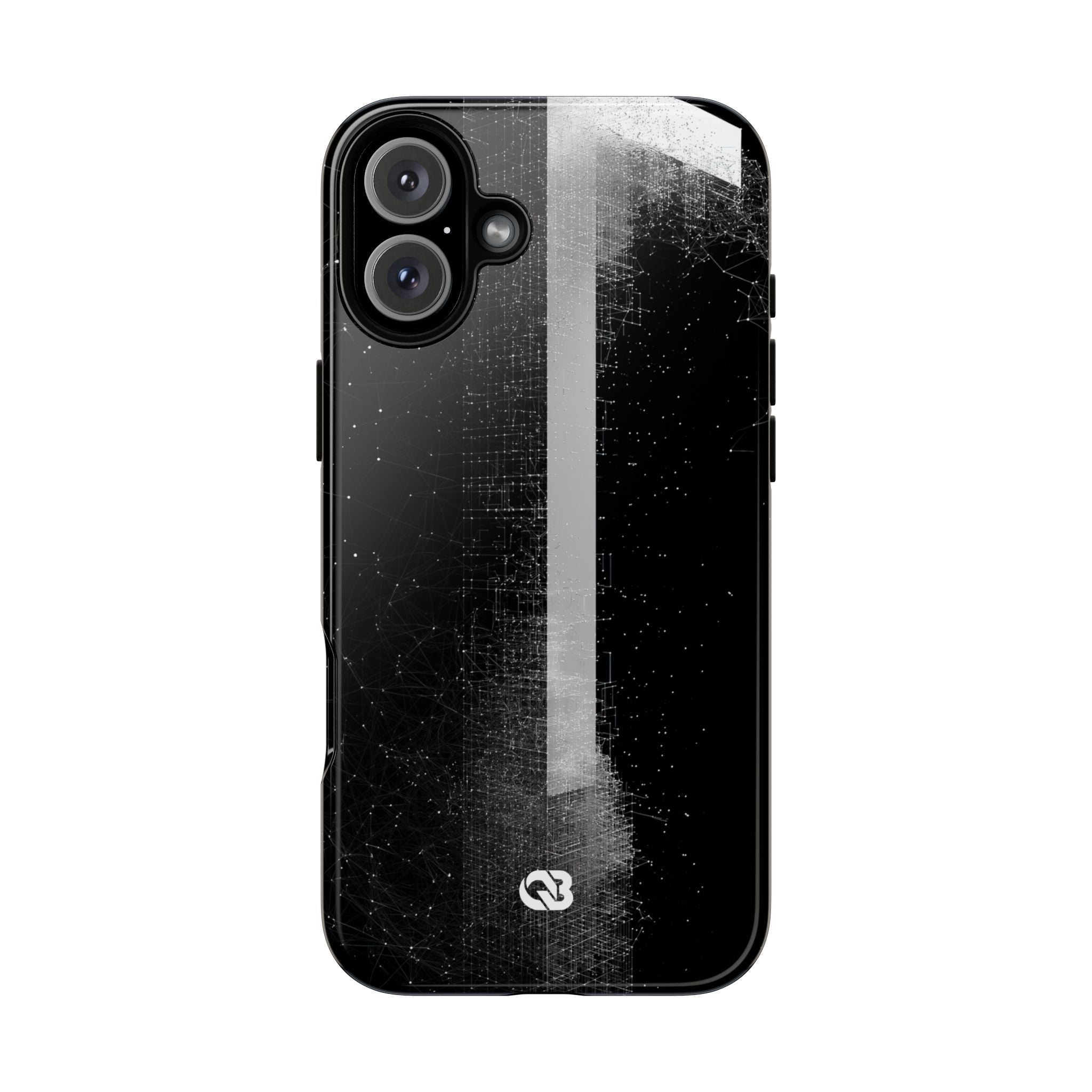 Black Tough Phone Case for iPhone - Vector Core Monolith