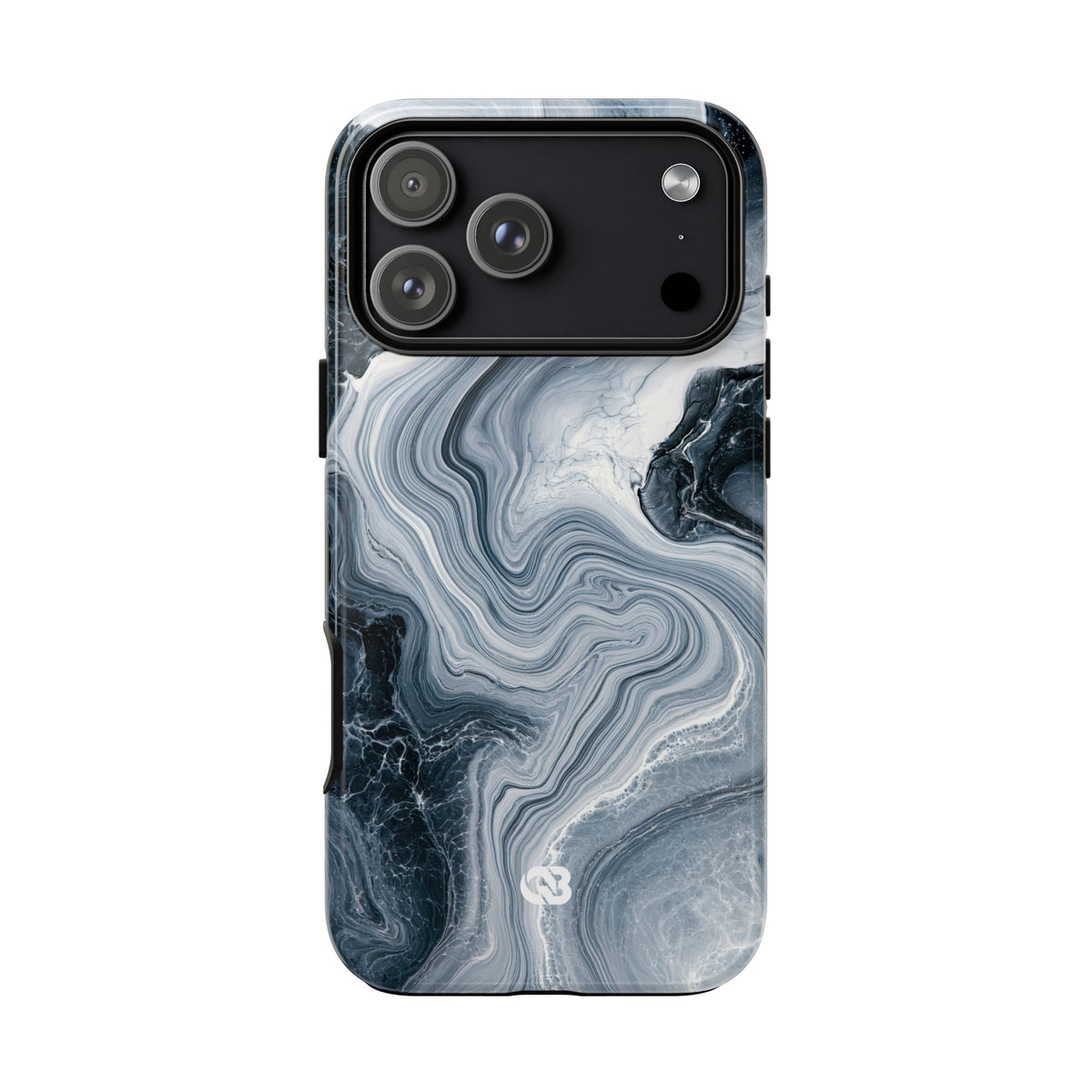 Suminagashi Ink Flow · Tough Phone Case for iPhone · Grey