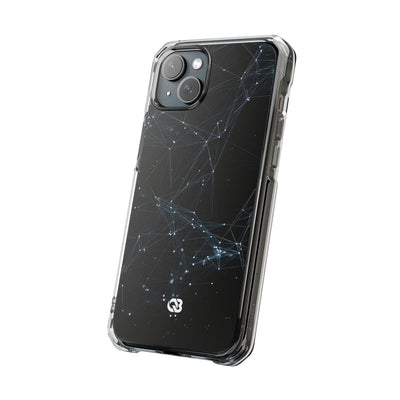 Black Impact MagSafe Phone Case for iPhone - Arctic Neural Mesh