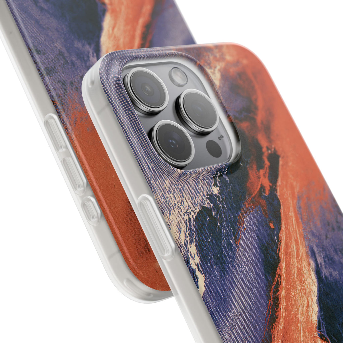 Solar Aura Drift · Lite Phone Case for iPhone ·  Orange