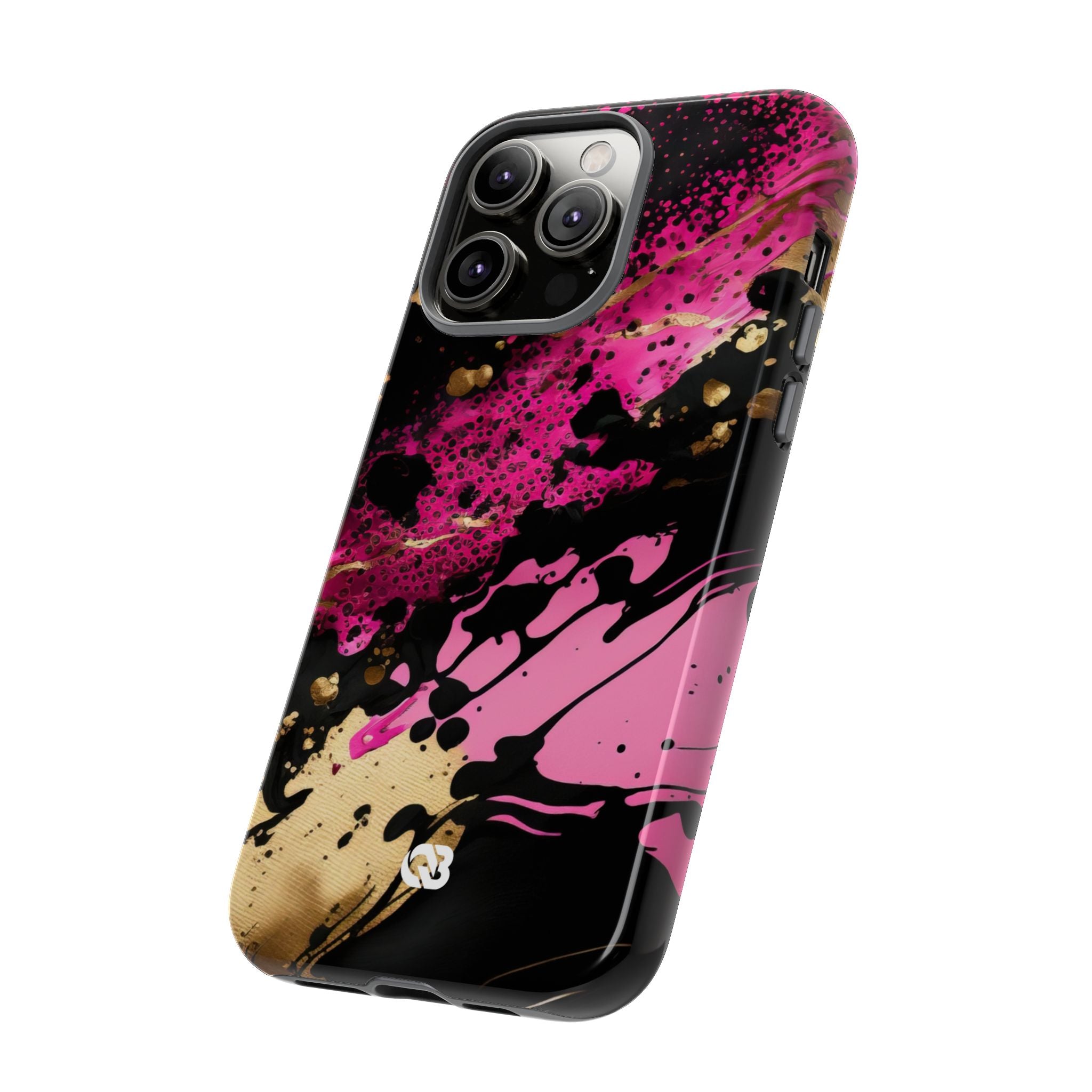 Magenta Liquid Gold · Tough Fundas para teléfono para iPhone