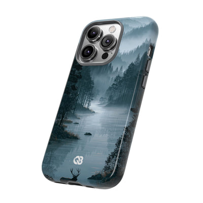 Silent Nordic Fjord · Tough Phone Case for iPhone · Blue