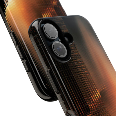 Luminous Grid · Tough Phone Case for iPhone · Black
