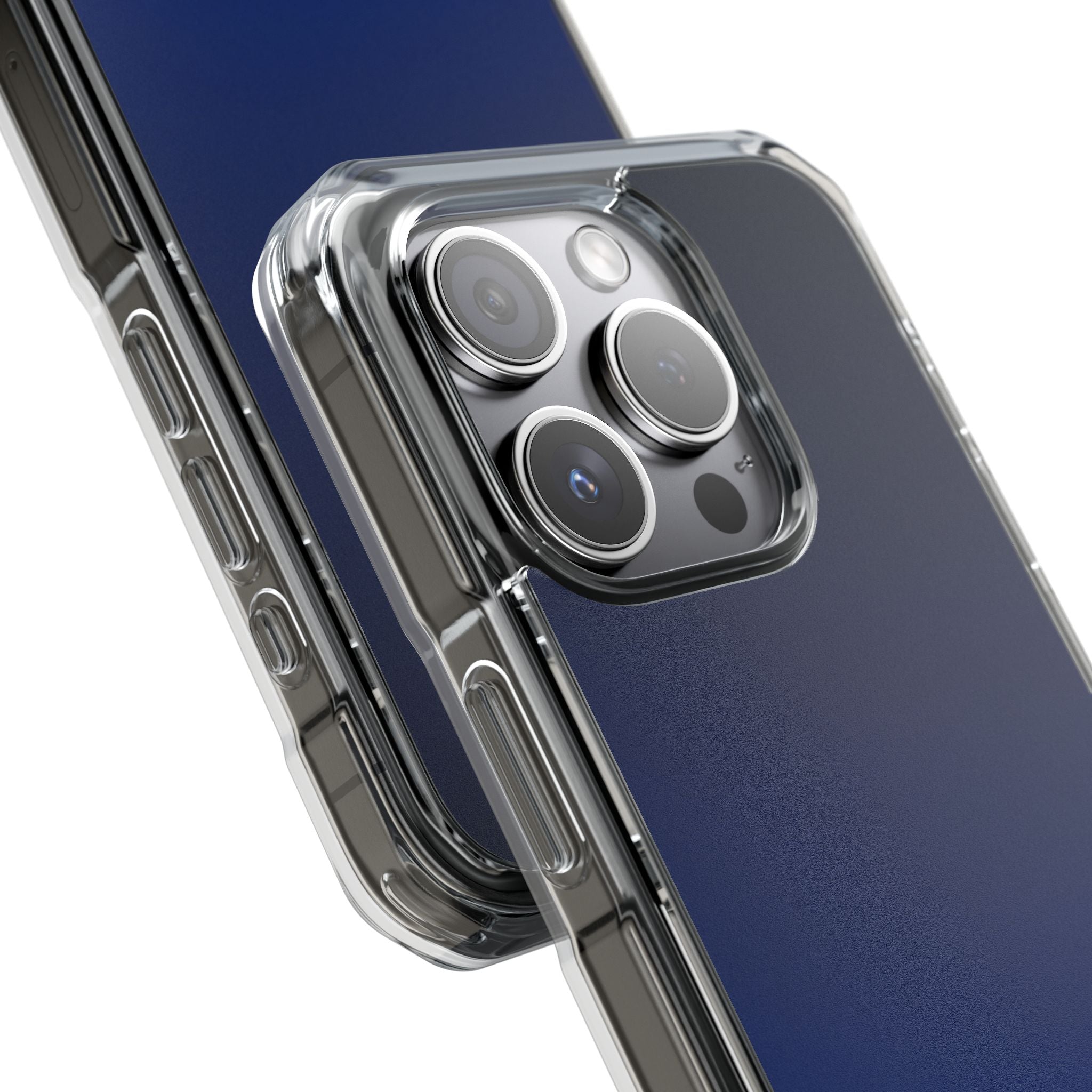 Blue Impact MagSafe Phone Case for iPhone - Midnight Cobalt Fade