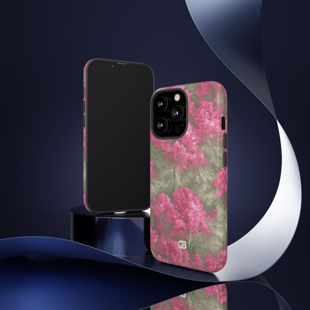Digital Blossom · Tough Phone Case for iPhone · Pink