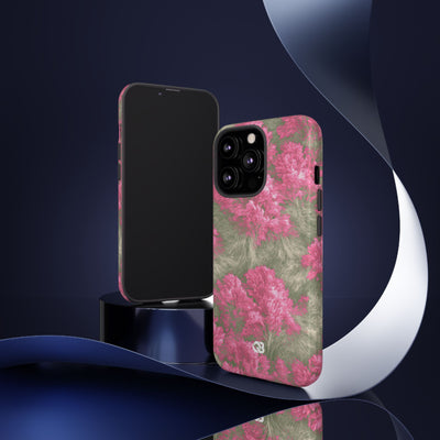 Digital Blossom · Tough Phone Case for iPhone · Pink