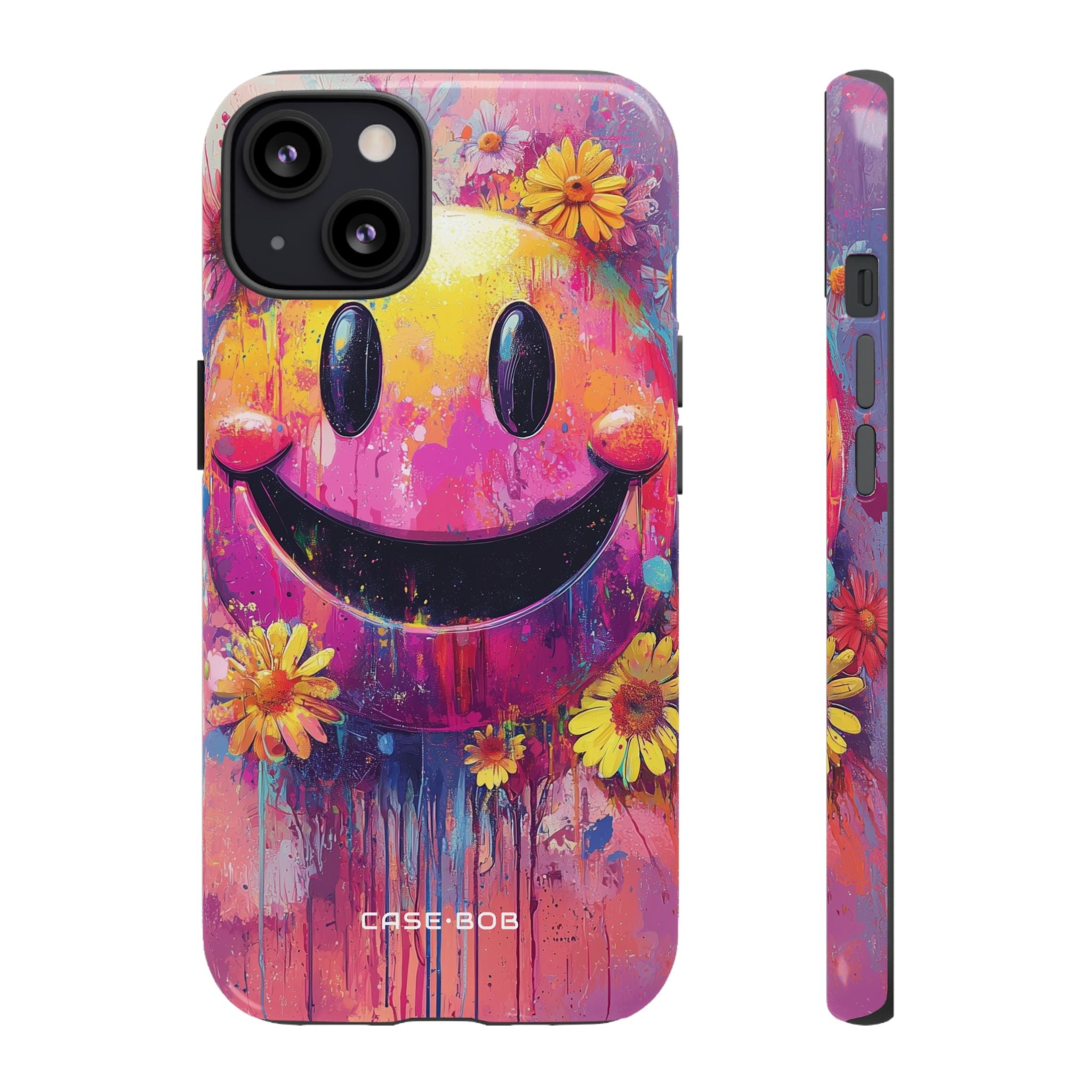 Smiley Bloom iPhone 13 Case - Tough