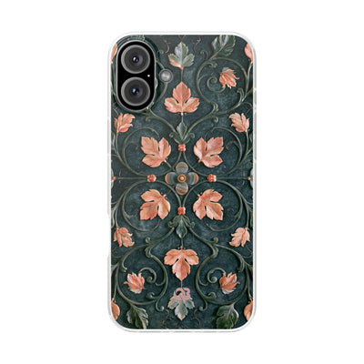 Florentine Rose Arabesque · Lite Phone Case for iPhone ·  Green
