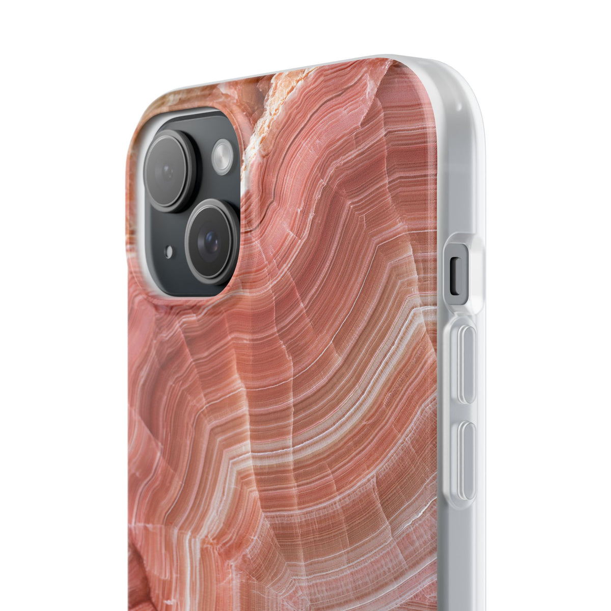 Blushing Rose Strata · Lite Phone Case for iPhone ·  Pink