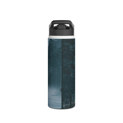 Silent Nordic Fjord · Insulated Water Bottle · Blue