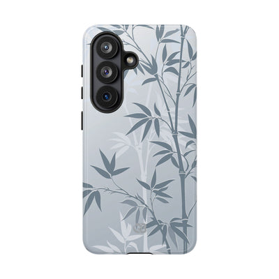 Blue Tough Phone Case for Samsung - Slate Bamboo Shadow