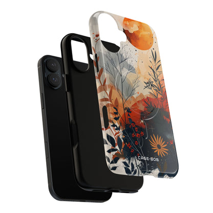 Orange Solstice iPhone 16 Plus Cover - Tough+