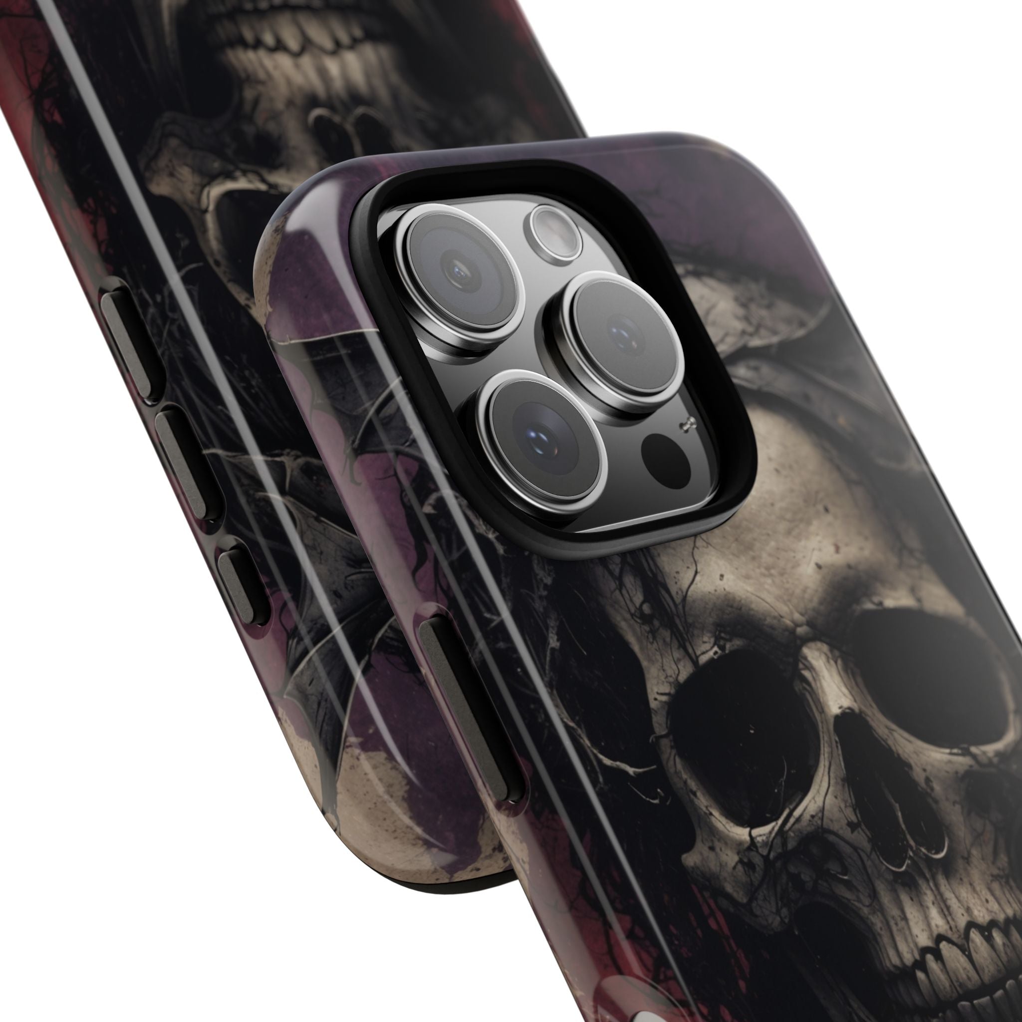 Skull Nocturne iPhone 16 Pro Case - Tough