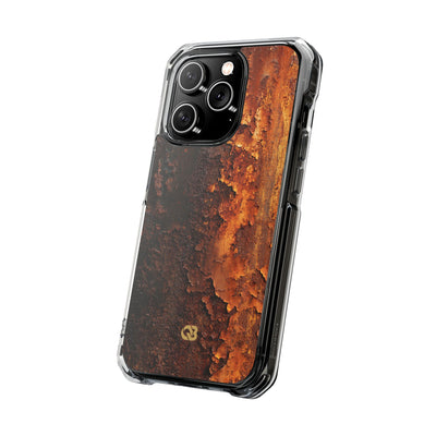 Orange Impact MagSafe Phone Case for iPhone - Oxidized Iron Crust
