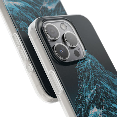 Glacial Alpine Peak · Lite Phone Case for iPhone ·  Blue