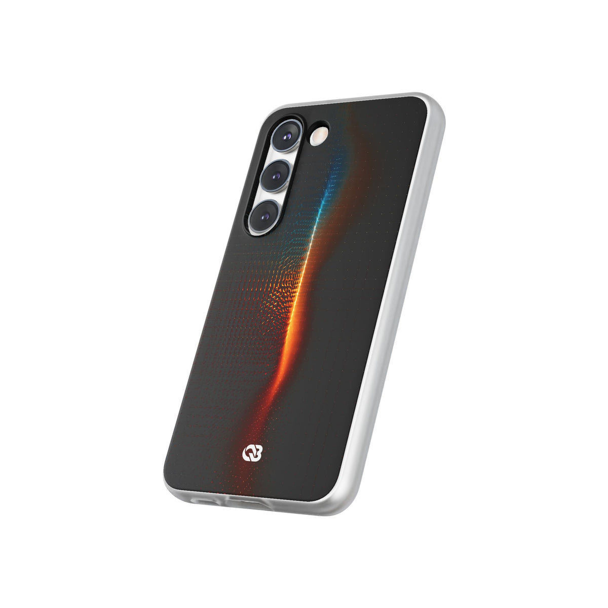 Luminous Refraction Grid · Lite Phone Case for Samsung · Black
