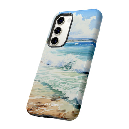 Foamy Wave Breeze Samsung S23 Case - Tough