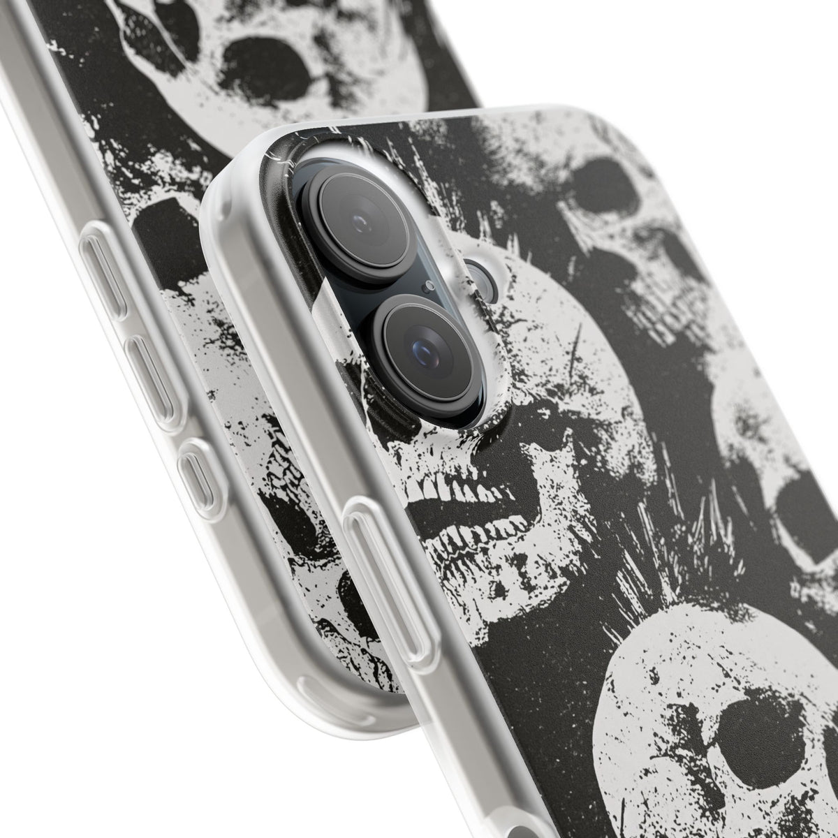 Punk Skull Riot · Lite Phone Case for iPhone ·  Black
