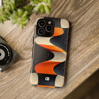 Orange Grit Twist · Tough Phone Case for iPhone