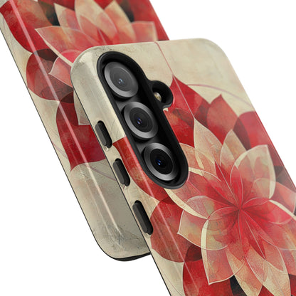 Crimson Bloom Samsung S25 Plus Case - Tough
