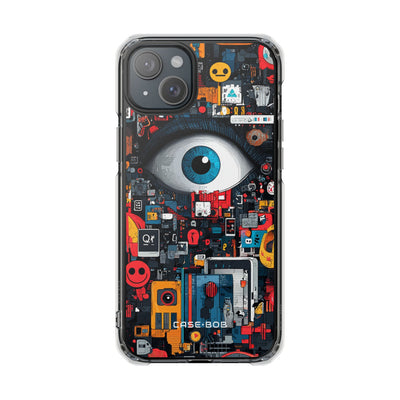 Digital Eye Blue iPhone 15 Plus Case - Impact
