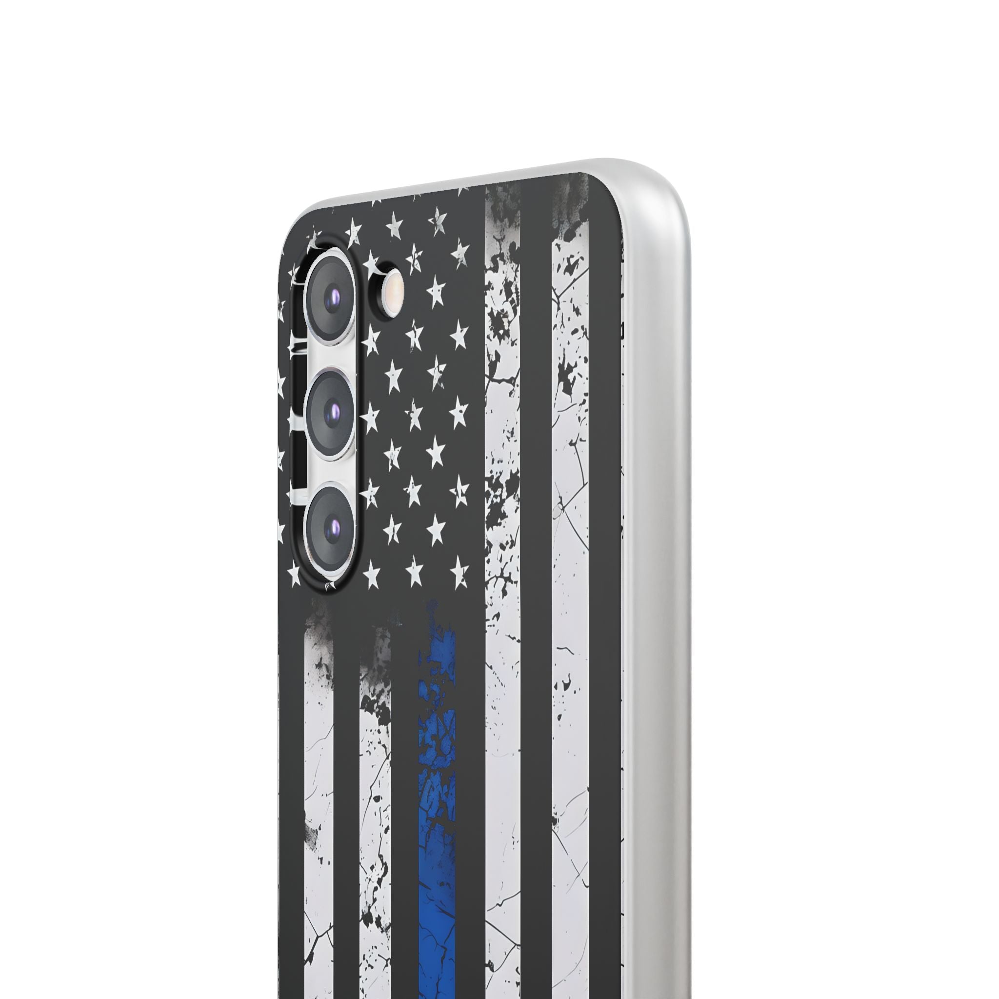 Gritty Cobalt Flag · Soft Handyhülle für Samsung