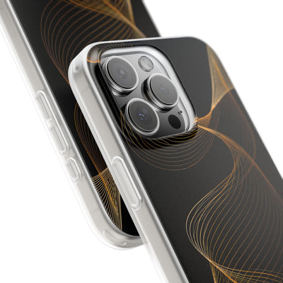 Gold Lite Phone Case for iPhone - Burnished Bronze Helix