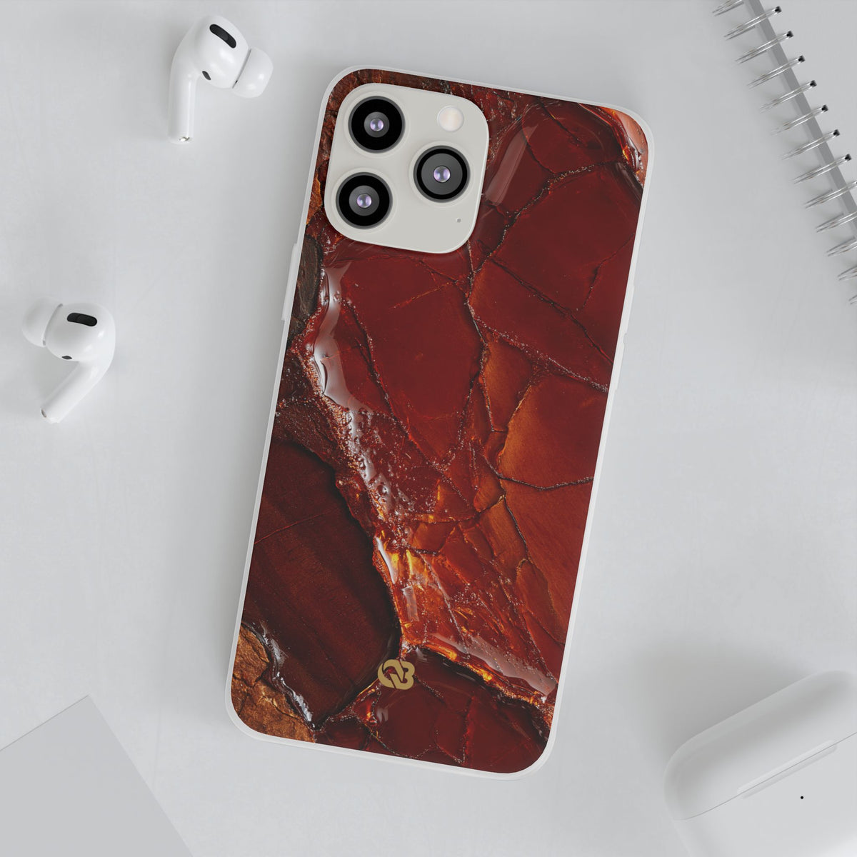 Amber Embrace · Lite Phone Case for iPhone ·  Brown